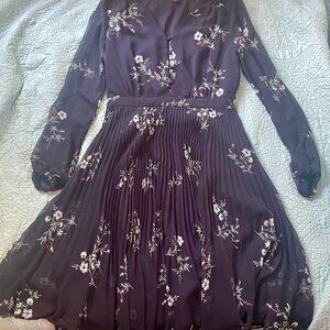 Black Anne Taylor midi dress, size 4